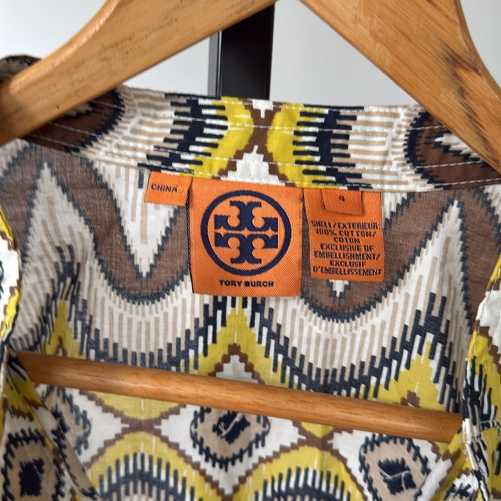 Tory Burch women’s blouse size 4 - Picture 2 of 3